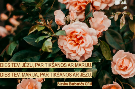 SVINĪGA SEVIS VELTĪŠANA JĒZUM KRISTUM CAUR MARIJAS ROKĀM (IZLASIET LAICĪGI)