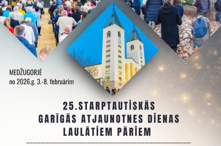 25. Starptautiskās atjaunotnes dienas laulātiem pāriem